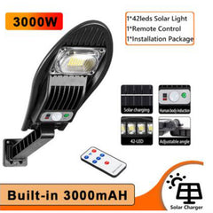 10000W 168LED Solar Street Light Outdoor Waterproof LED For Garden Wall Solar La