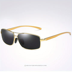 Men's Polarized Sunglasses Aluminium Metal Frame UV Protection