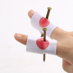 2pcs Tricky Finger Piercing Nail Toy