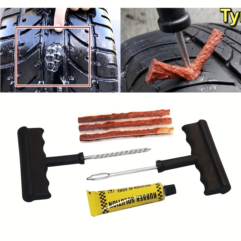 Car Tubeless Tire Puncture Repair Kit