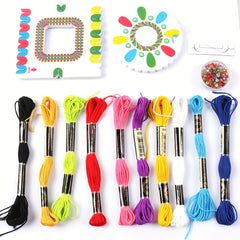 DIY Charm Bracelet Making Kit Beading Woven Bracelet Set