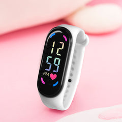 Kids Cartoon Love Sports Bracelet Touch Screen Electronic Watch
