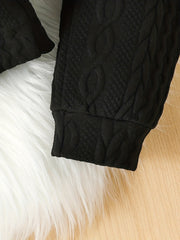Boys Block Sweater & Sweatpants Set for Kids