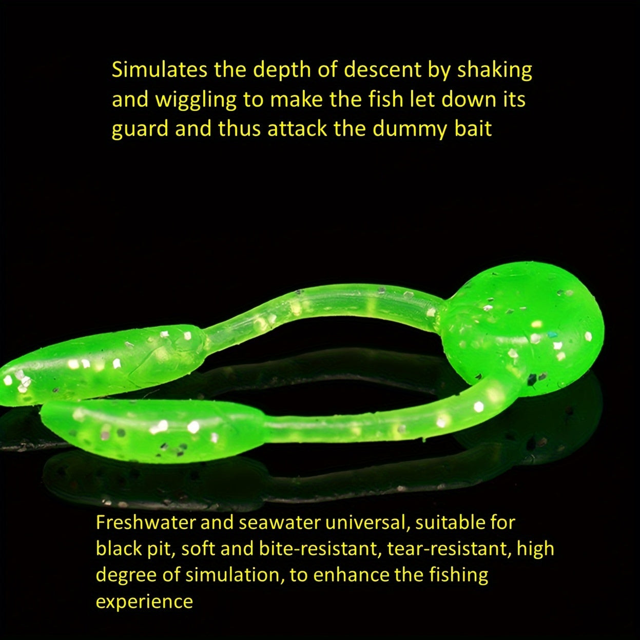 20pcs 3 Floating Soft Bait Fishing Lure TPE Material Outdoor Fishing