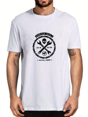 Men's Garage Built Print T shirt Casual Breathable Tee