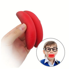 Exaggerated Thick Lips Pig Mouth Sausage Prank Toy