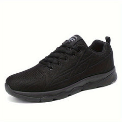 Men's Breathable Running Shoes Non Slip Lace Up Sneakers
