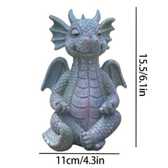 Resin Dinosaur Garden Statue - Magical Handicraft Ornament