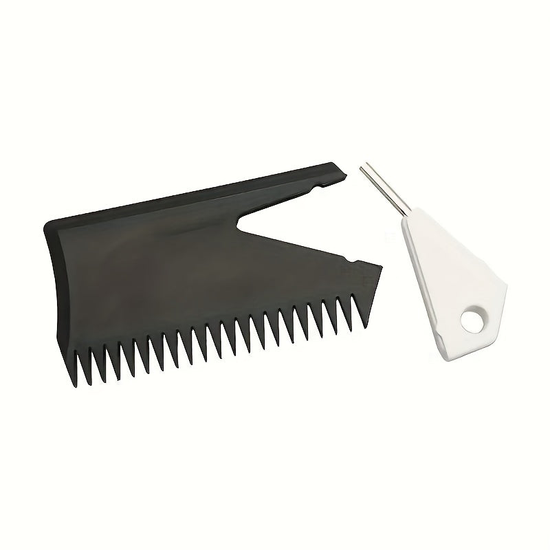 2pcs Surfboard Wax Comb PVC Bodyboard Remover and Cleaner