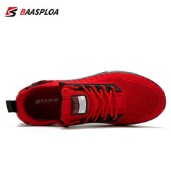 Baasploa Men's Running Shoes Breathable Trainers Sneakers