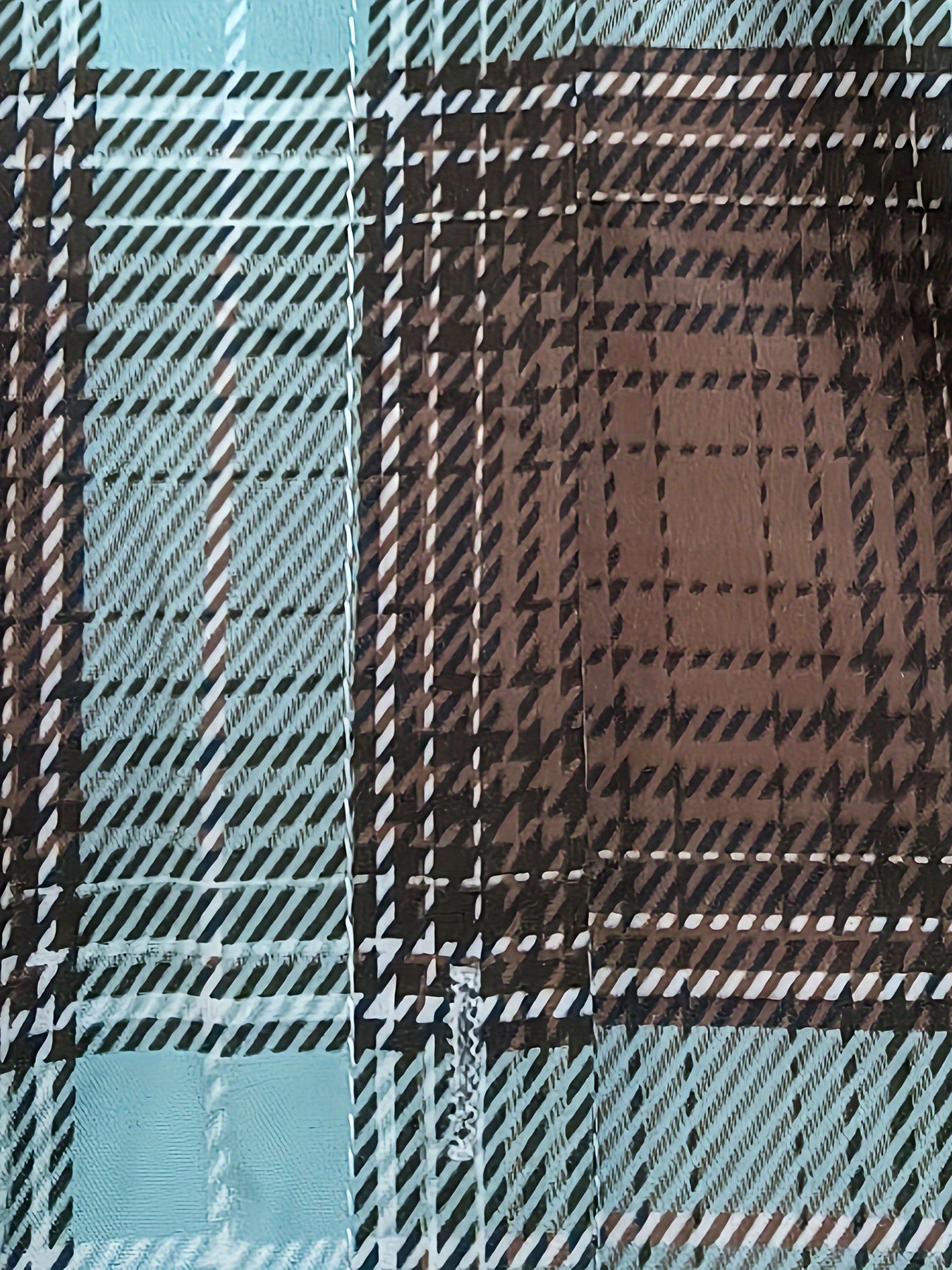 Plaid Print Button Up Long Sleeve Turn Down Collar Shacket