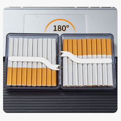 Clear Plastic Cigarette Box Pair Opening Portable Gift