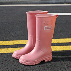 Women's Warm Rain Boots Waterproof & Anti skid Mid Water Shoes