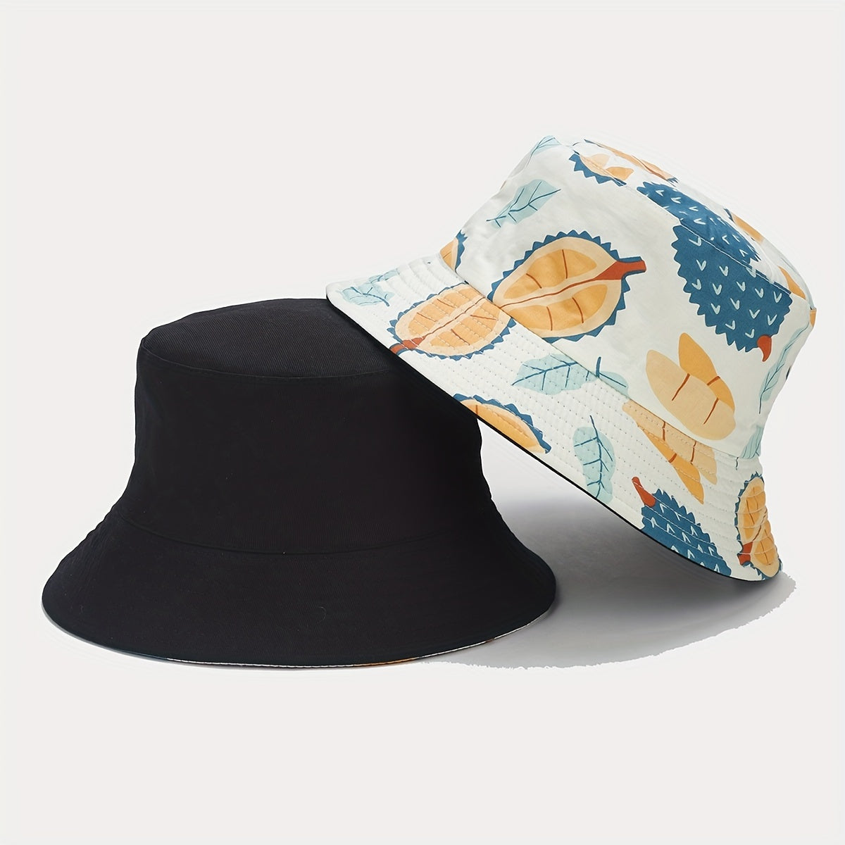 Creative Tropical Fruit Garnet Bucket Hat for Men and Women