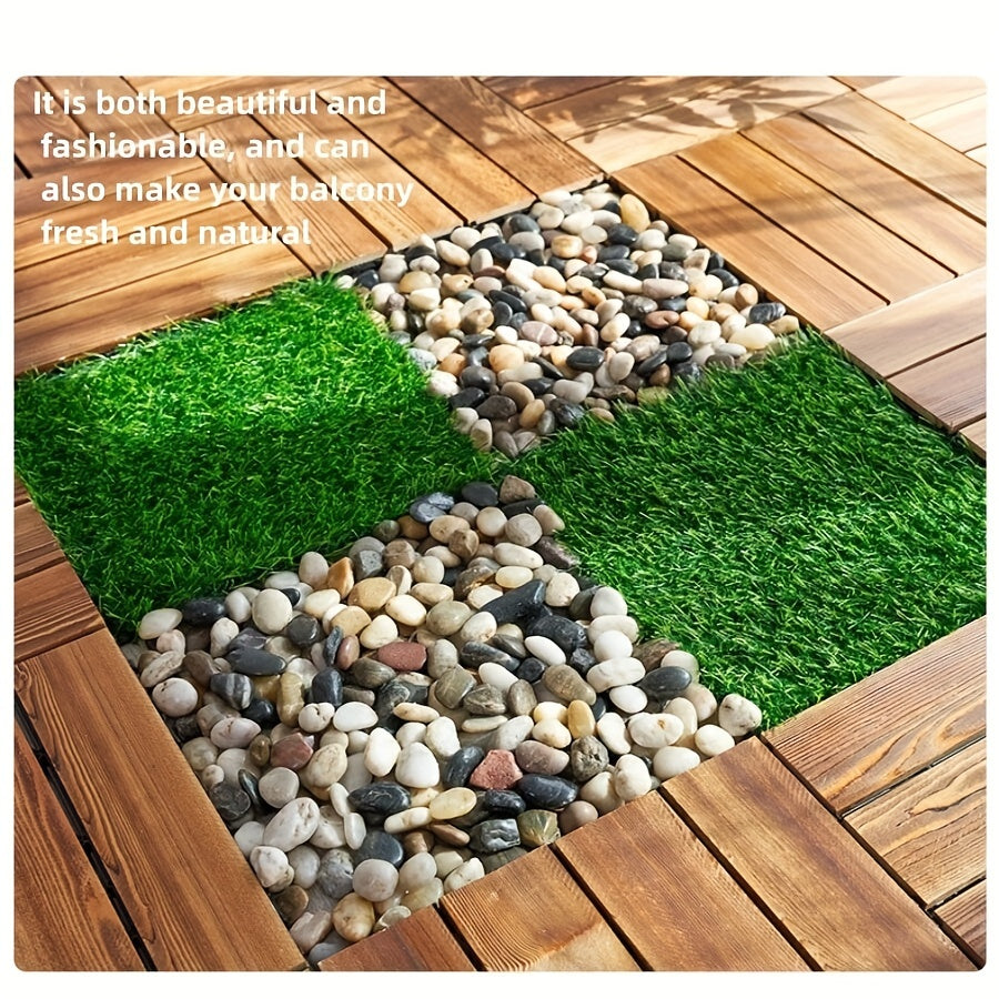 Anticorrosive Wood Flooring Outdoor Terrace Solid Wood Balcony Wooden Floor Mat