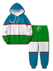 Men's Hoodie & Sweatpants Set for Autumn Winter