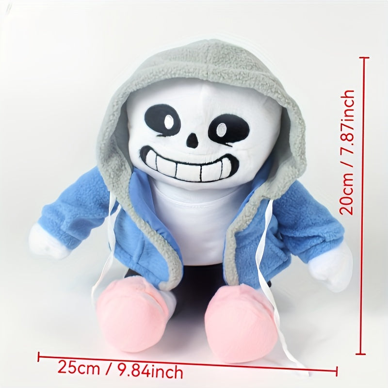 Cute Zombie Hooded Plush Toy - Durable Fabric Material
