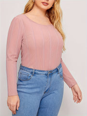 Ribbed Long Sleeve Bodysuit