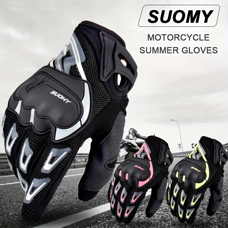 Summer Mesh Motorcycle Gloves Touch Screen & Motocross Compatible