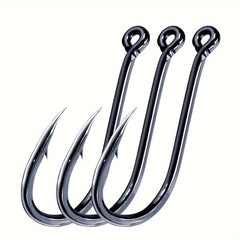 100pcs 3 12 Barbed Fishing Hook Carbon Steel Sharp Hooks Fishing Accessories