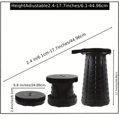 Portable Folding Camping Stool Lightweight Seat For Fishing Outdoors