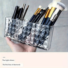 Acrylic Drill Pen Holder Desktop Makeup Brush Storage