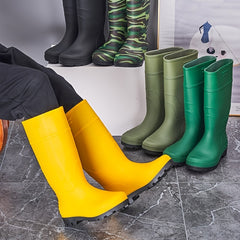 Men's Waterproof Rain Boots Non-slip for Outdoor Working Fishing
