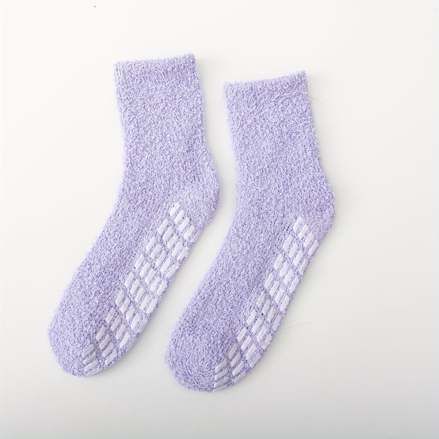 5 Pairs Cozy Fuzzy Socks Non slip Floor Stockings Women's Hosiery