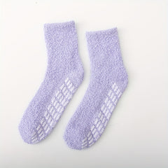 5 Pairs Cozy Fuzzy Socks Non slip Floor Stockings Women's Hosiery