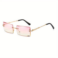 Rimless Sunglasses Gradient Glasses UV400