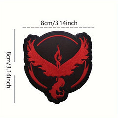 Flying Phoenix Patch Embroidered Morale Patches With Hook And Loop Fasteners