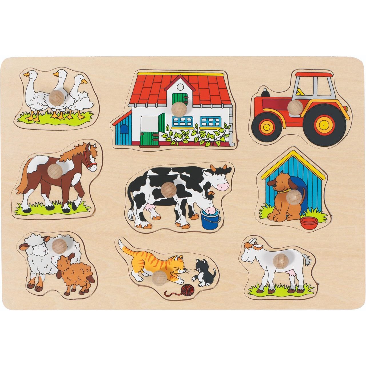 Farm I Lift Out Puzzle Set 9pcs