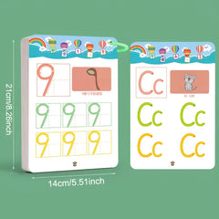 122 Pages Reusable Magic Practice Copybook Set - Pen Control Training