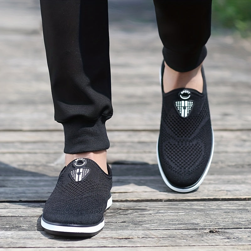 Men's Breathable Mesh Loafer Shoes Non-slip Slip On Sneakers