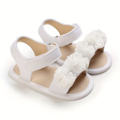 Baby Girls Open Toe Sandals Lightweight Breathable Anti Slip Sandals