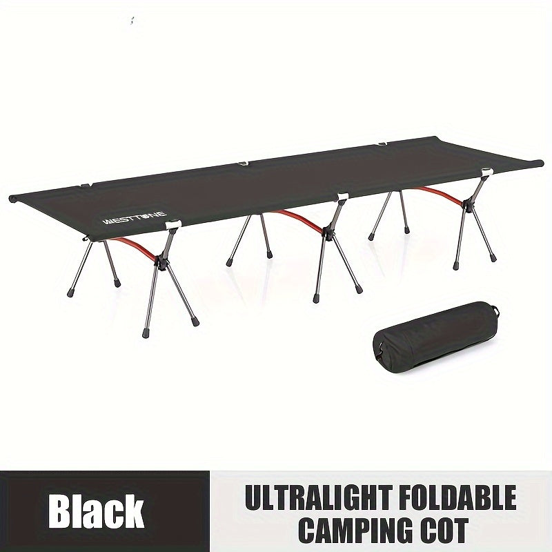 WESTTUNE Portable Folding Bed Ultralight Aluminum Alloy Bed For Outdoor Travel