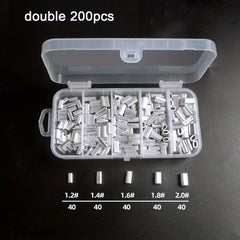 Alum. Fishing Crimping Sleeves Double Strength Connectors