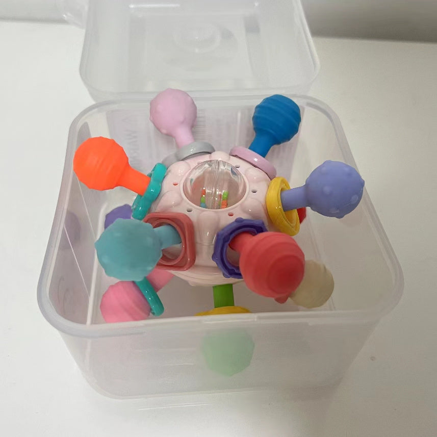 Montessori Baby Toys Sensory Teether Rattle 0-12 Months