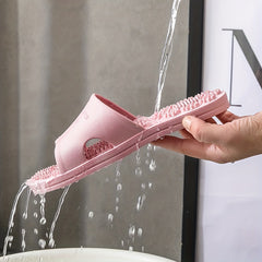 Women's Casual Open Toe Slippers Non slip Bathroom Shoes