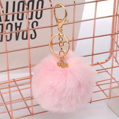 Lucky Snowflake Plush Keychain Pendant Bag Decoration Gift