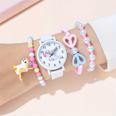 Unicorn Silicone Tape Children's Watch Set