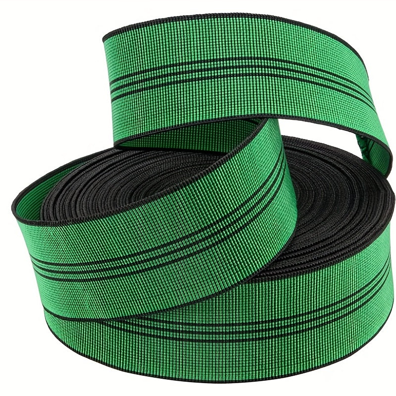 30Ft Green Sofa Elastic Webbing Stretch Latex Band Furniture Repair DIY Upholste