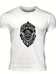 Men's Always Watching Print T shirt Casual Tee