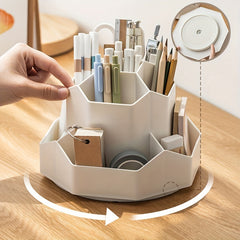 Large Plastic Non-rotating Pen Holder Storage Box