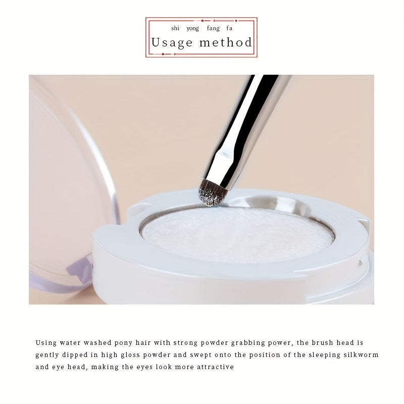 Small Eye shadow Makeup Brush with Soft Synthetic Hairs