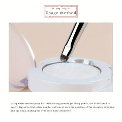 Small Eye shadow Makeup Brush with Soft Synthetic Hairs