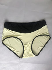 3 Pack Plus Size Colorblock High Waisted Briefs Set