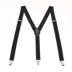 Men's 1inch Wide Plain Suspenders Overall