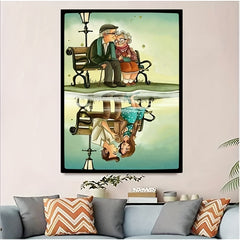 Old Couple Figure Diamond Painting Kit