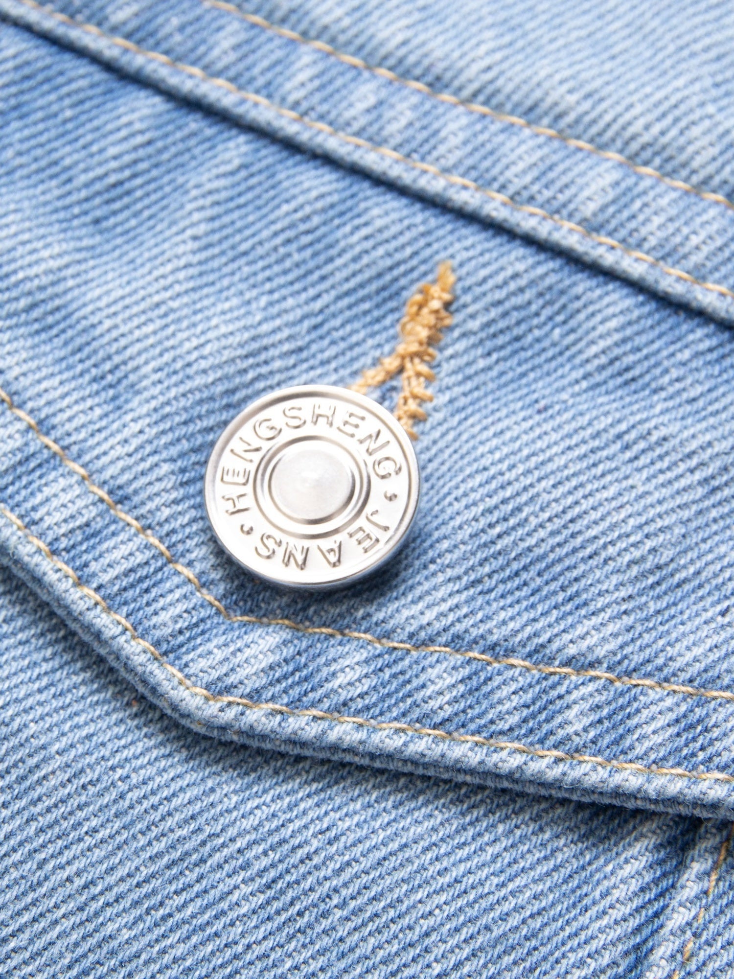 Denim Jacket, Button Up Lapel Collar, Flap Pockets